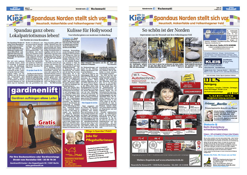 Spandauer-Volksblatt_Sonderthema_Spandauer-Norden_2017KW41 Spandauer Volksblatt Sonderthema Spandaus Norden stellt sich vor – 2017 KW 41