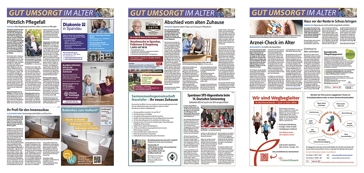 Sonderthema Senioren Spandauer Volksblatt Berliner Woche März 2025 Sonderthema Senioren Spandauer Volksblatt Berliner Woche März 2025