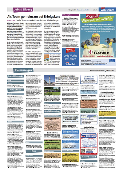 Klinanzeigen Spandauer Volksblatt Berliner Woche Klinanzeigen Spandauer Volksblatt Berliner Woche